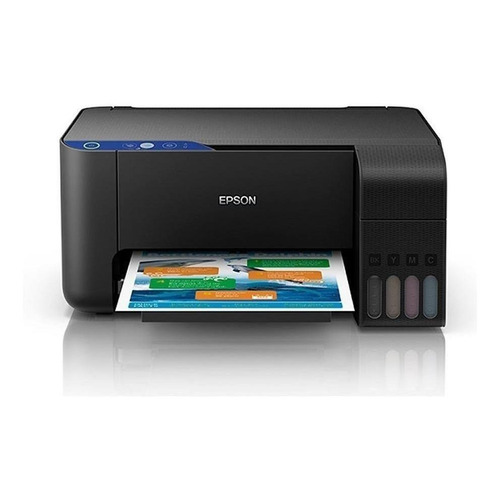 Impresora a color multifunción Epson EcoTank L3110 negra 110V