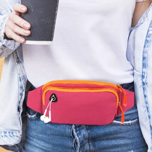 porta celular para correr bolso cangurera mujer hombre bolsos de cintura  Nuevo