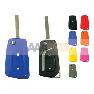 Funda Silicon Protector Llave Toyota Hilux 7 Colores