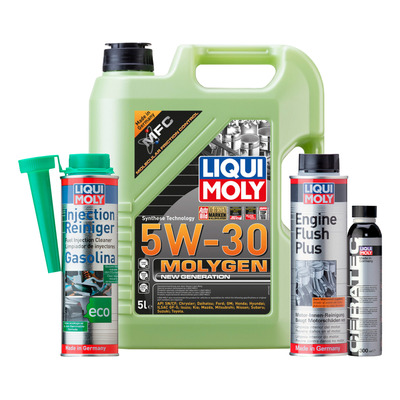 Kit 5w30 Molygen Ceratec Liqui Moly + Obsequio