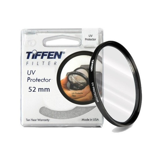 Filtro Tiffen Uv 52mm Protector Usa Nikon D3200 D5200 D7000