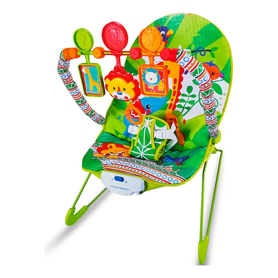 Silla Mecedora Bouncer Expert Kids Joy Con Vibración Y Sonido Para Bebé