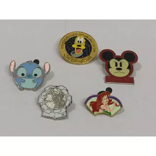 Pin Set X5 De Disney Surtido7