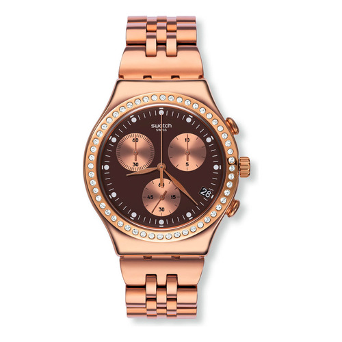 Reloj Swatch Precious Rose De Acero Ycg414g
