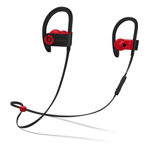Audífono in-ear gamer inalámbrico Apple Beats Powerbeats³ negro y rojo con luz LED