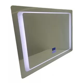 Espejo Baño Luz Led Display Digital 80 X 70 Hora Temperatura