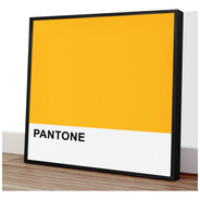 Quadro Decorativo 40x40 - Pantone Amarelo