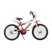 Bicicleta Infantil Raleigh Mxr R20 Frenos V-brakes Color Blanco/rojo Con Pie De Apoyo  