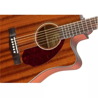 Guitarra Electroacústica Fender Classic Design Cd-140sce All-mahogany Para Diestros Nogal Brillante