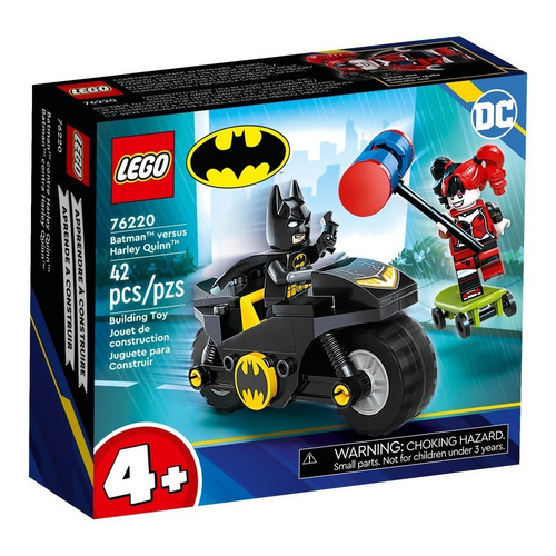 Lego Dc Batman Contra Harley Quinn 42 Piezas 76220