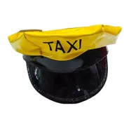 Gorro Sombrero Taxi Boy Chofer Cotillon Disfraz Halloween
