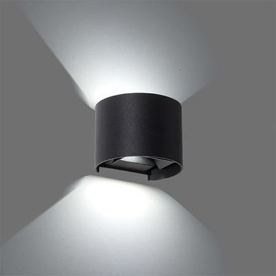 Aplqiue Exterior Aluminio Dyo Led 6w Negro Moderno Lk