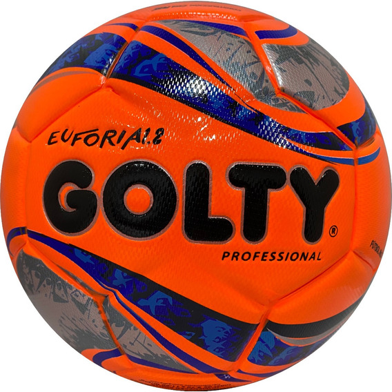 Balon De Fútbol Golty Euforia Profesional C M I Plus #5 Color Naranja