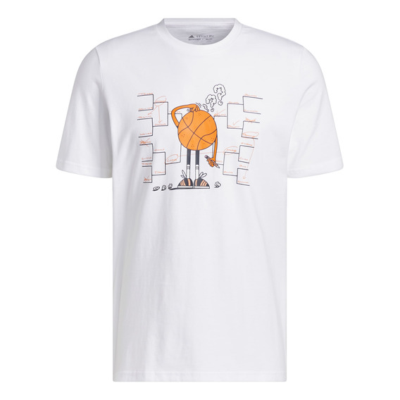 Polera Lil Stripe Bracket Graphic Basketball Ic1870 adidas