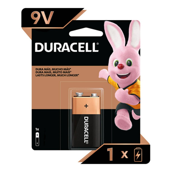 Batería 9v Duracell Alcalina Blister 1 Unidad