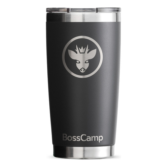 Vaso Termico Tapa Magnetic Slider 600 Ml Termo Mug Bosscamp Color Negro Vaso Térmico Bosscamp
