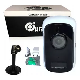 Camara Wifi Exterior A Bateria Inalambrica 2mp Con App Mli Color Blanco