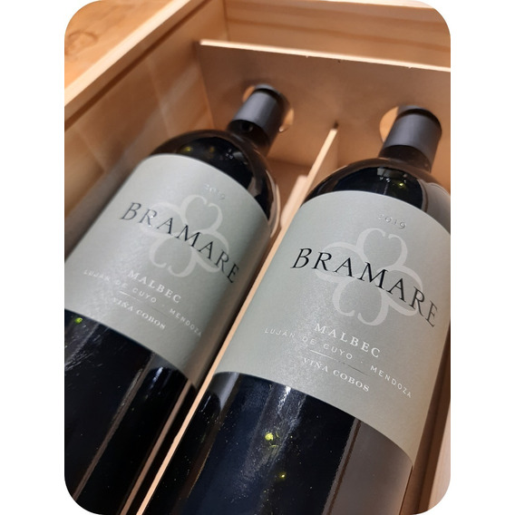 Bramare Luján De Cuyo Malbec Caja Madera X2 