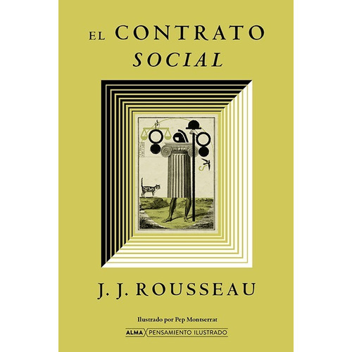 Contrato Social - J J Rousseau - Alma - Libro Tapa Dura