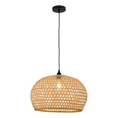 Colgante De Rattan 1×e27 Ø50×30cm Rb1950 Mks Natural
