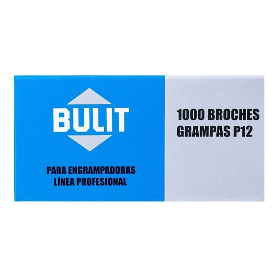 Broches - Grampas P12 Bulit Por 10 Cajas De 1000 Unidades