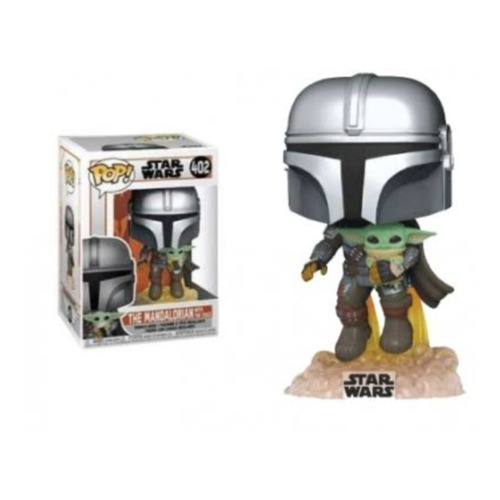 Mando Flying With Jet Pack The Mandalorian - Star Wars Funko