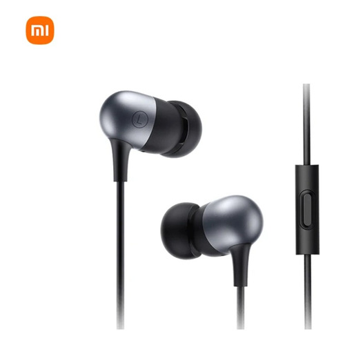 Audífonos Manos Libre Xiaomi Capsule Earphones Originales Color Negro