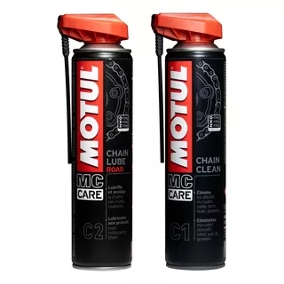 Lubricante De Cadena Motul C2 + Limpiador De Caden Motul C1 