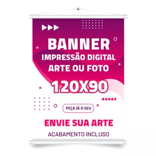 Banner Personalziado Medida De 1,20x90