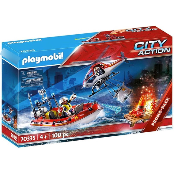 Playmobil City Action Misión Rescate Bomberos 100 Pz Oferta