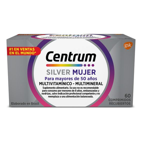 Centrum Silver Mujer 60 Comprimidos