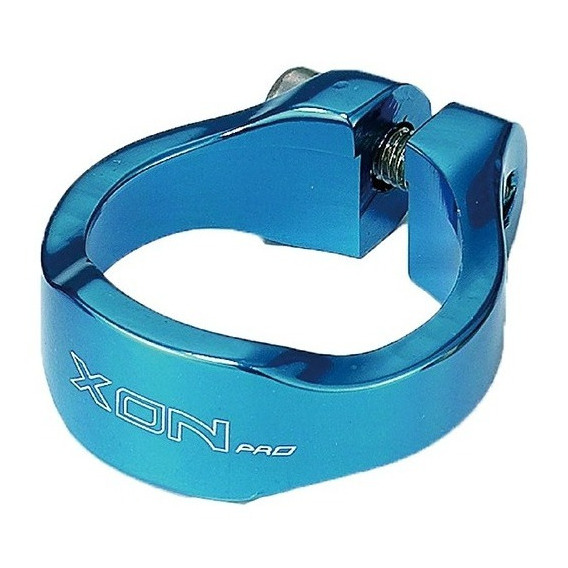 Abrazadera/collar Asiento Bicicleta Xon 34.9 Aluminio - Azul