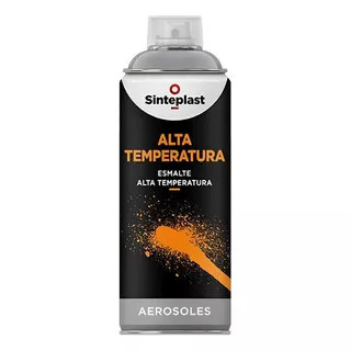 Pintura Aerosol Brillospray 440cc Altas Temperaturas 500c Mm Color Negro