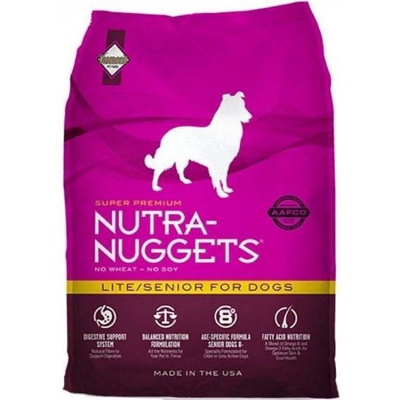 Alimento Nutra Nuggets Lite Senior 15 Kg