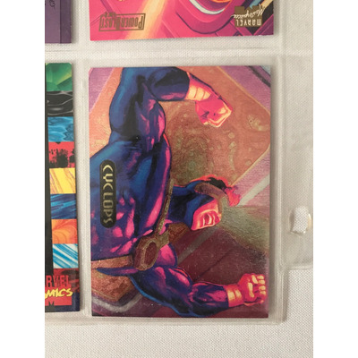 11 Cards Cyclops Ciclope Xmen C/ Tarjetas Inserts Especiales