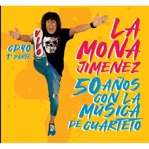 Cd La Mona Jimenez 50 Años Con La Musica De Cuarteto