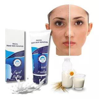 Exfoliante Facial Con Escencia De Leche, Elimina Piel Muerta