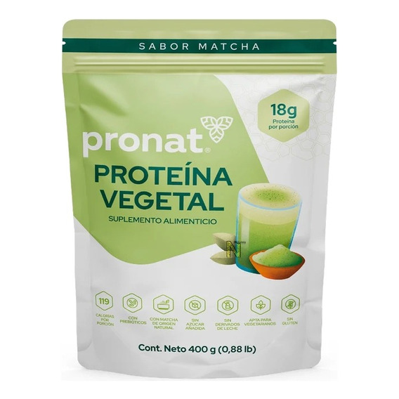 Proteina Vegetal (matcha 400 G) Pronat