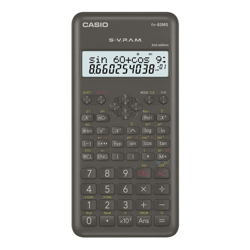 Calculadora Cientifica Fx-82ms Casio Gris oscuro