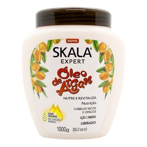 Skala Oleo De Argan Máscara Vegana X1kg - Crema Pelos Secos