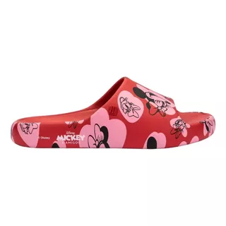 Melissa Free Print Slide + Mickey And Friends |chinelo Slide