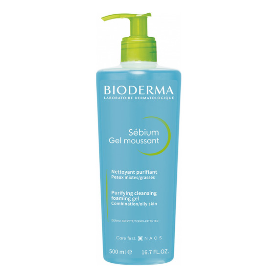 Gel Moussant Bioderma Sebium Pieles Grasas Acne 500 Ml