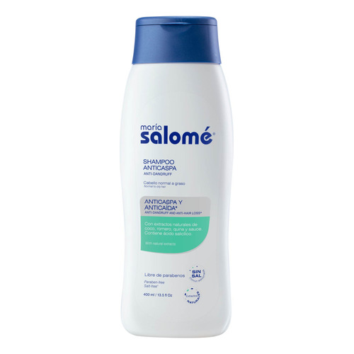Shampoo Maria Salome Control Caspa Sin Sal X 400ml