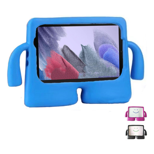 Funda Tablet Para Samsung Tab A7 Lite Infantil Con Manijas Color Azul