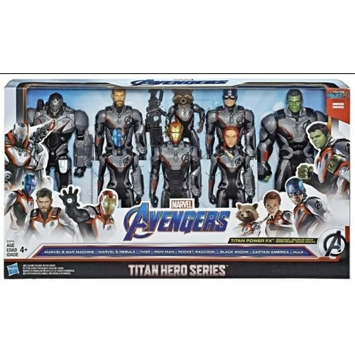 8 Figuras Acción Marvel Avengers End Game Titan Hero Series