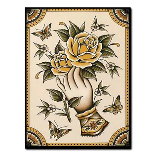 #1487 - Cuadro Decorativo Vintage - Tattoo Tatuajes Poster