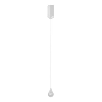 Colgante Drabe 7.6w Ø45x72mm Calido 7061 Blanco Aluminio Blanco