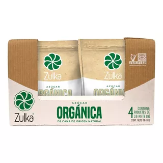 Zulka Azúcar Orgánica 4/8 Lbs Caja