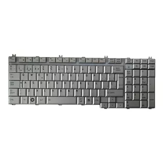 Teclado Español (sp) Satellite A505 L355 L505 L550 Ser Plata