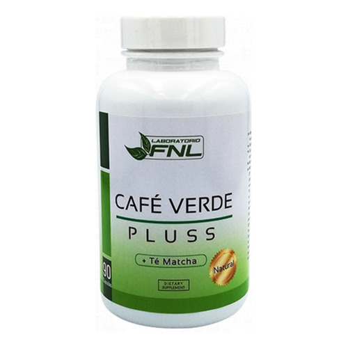 Cafe Verde + Té Matcha Quema Grasa Energía 90 Cápsulas, Fnl